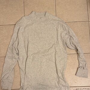 Abercrombie & Fitch Light Gray mock neck